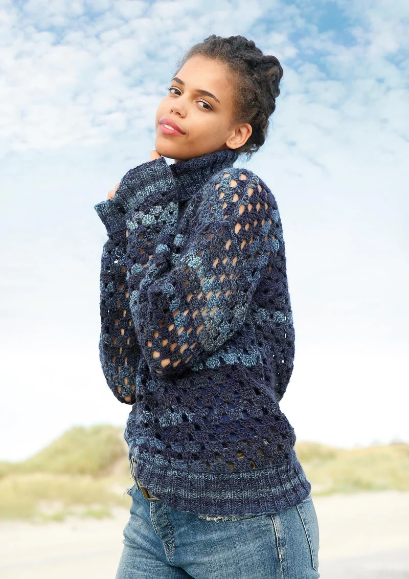 Gehäkelter Pullover