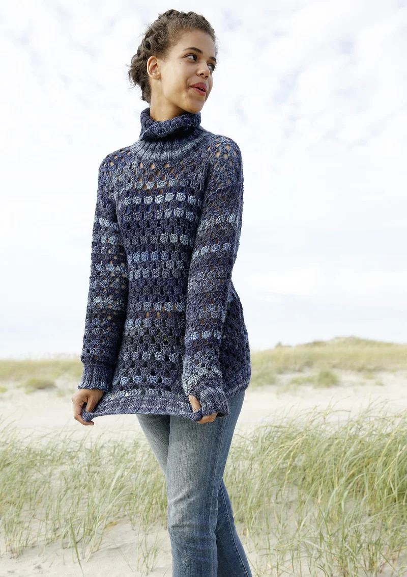 Gehäkelter Pullover