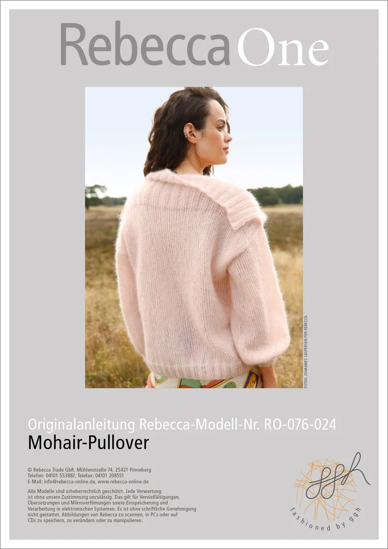 Strickanleitung - Mohair-Pullover
