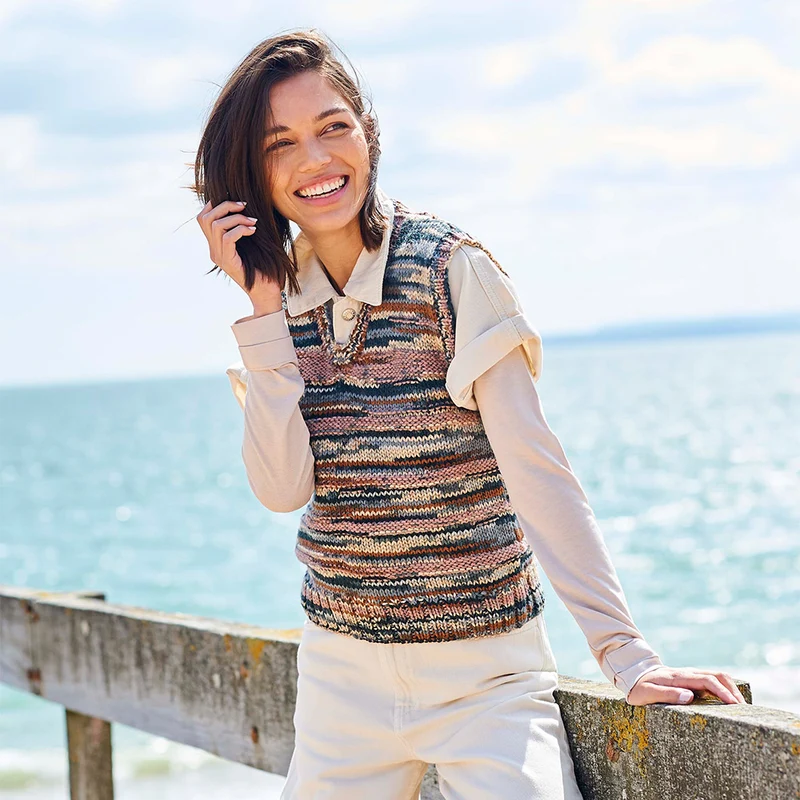 Stylecraft-Strickanleitung „For the Love of Stripes Cardigan“