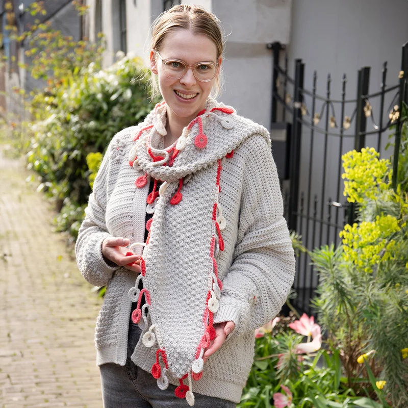 Frühlingsjacke und Schal „Amazing“ – Häkelpaket