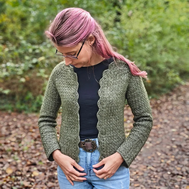Honeybunch Cardigan Häkelpaket – It's Annemade – über 50 Farben