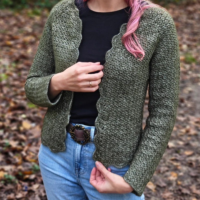 Honeybunch Cardigan Häkelpaket – It's Annemade – über 50 Farben