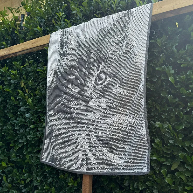 Fluffball-Decke – Häkelpaket – CrazyCrochetCatlady