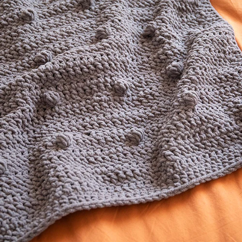 Create-it Teddy-Noppen-Decke – Häkelpaket