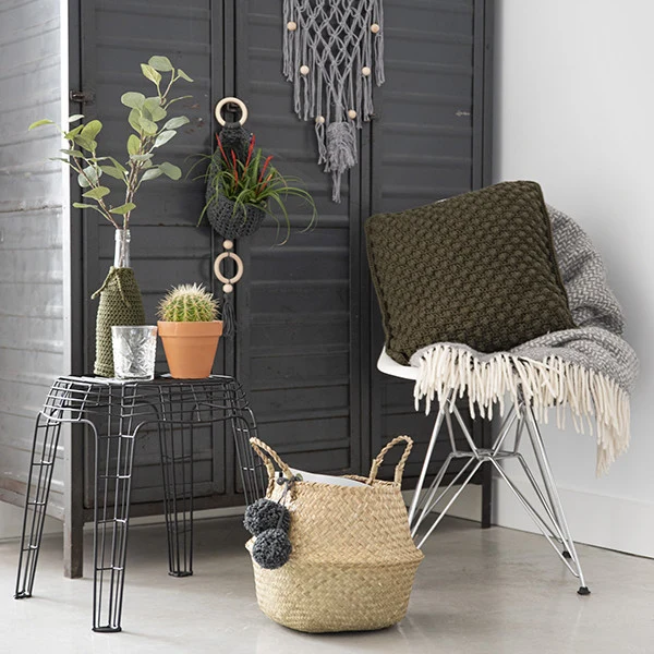 Homedeco Noppenkissen-Häkelpaket