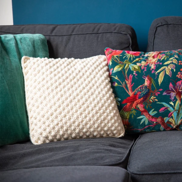 Homedeco Noppenkissen-Häkelpaket