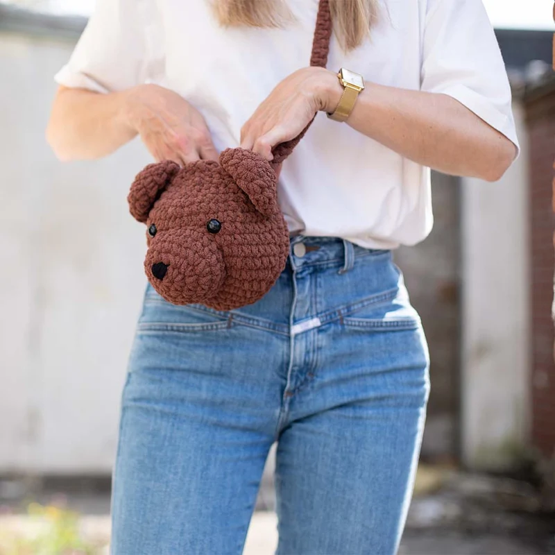 Create-it Bären-Tasche – Häkelpaket