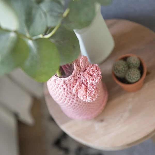 Homedeco Flaschenhülle – Häkelpaket