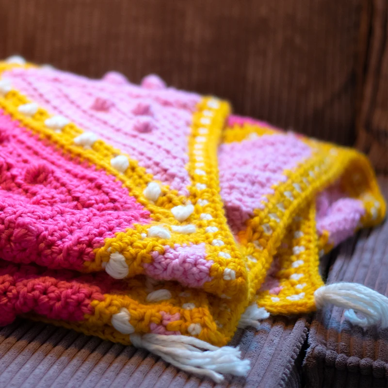 Granny Square-Wohnzimmerdecke – Häkelpaket