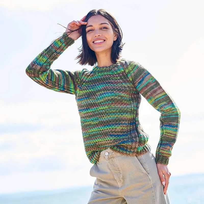 Stylecraft-Strickanleitung „For the Love of Stripes“ – Pullover und Snood