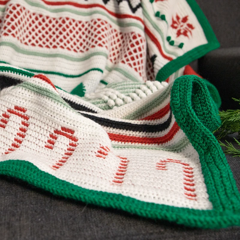 Weihnachts-Traumdecke – Häkelpaket