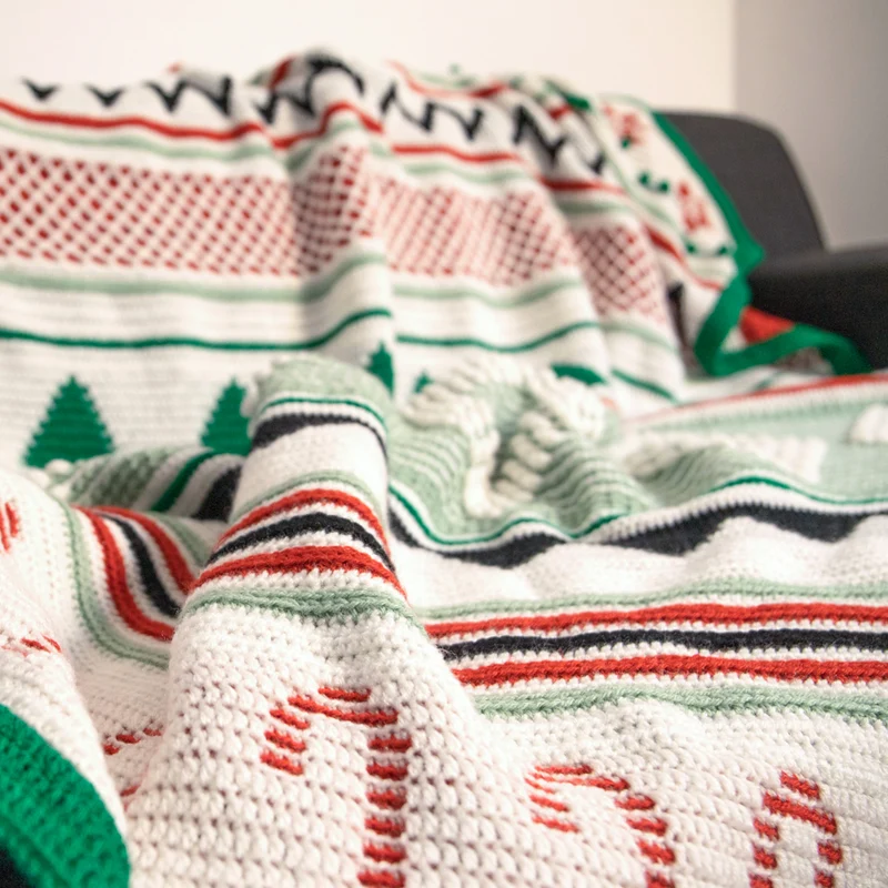 Weihnachts-Traumdecke – Häkelpaket