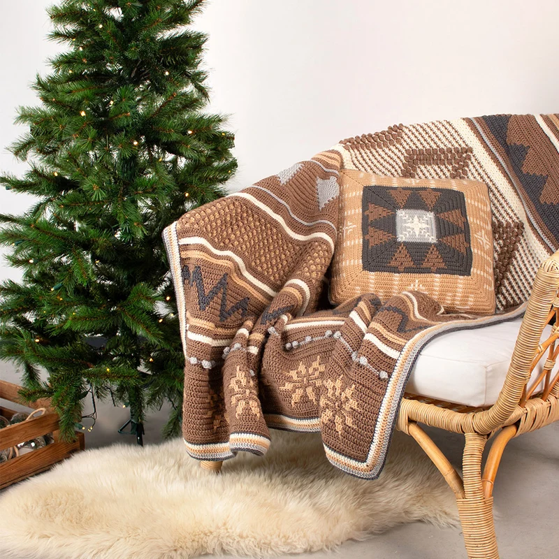 Weihnachts-Traumdecke – Häkelpaket