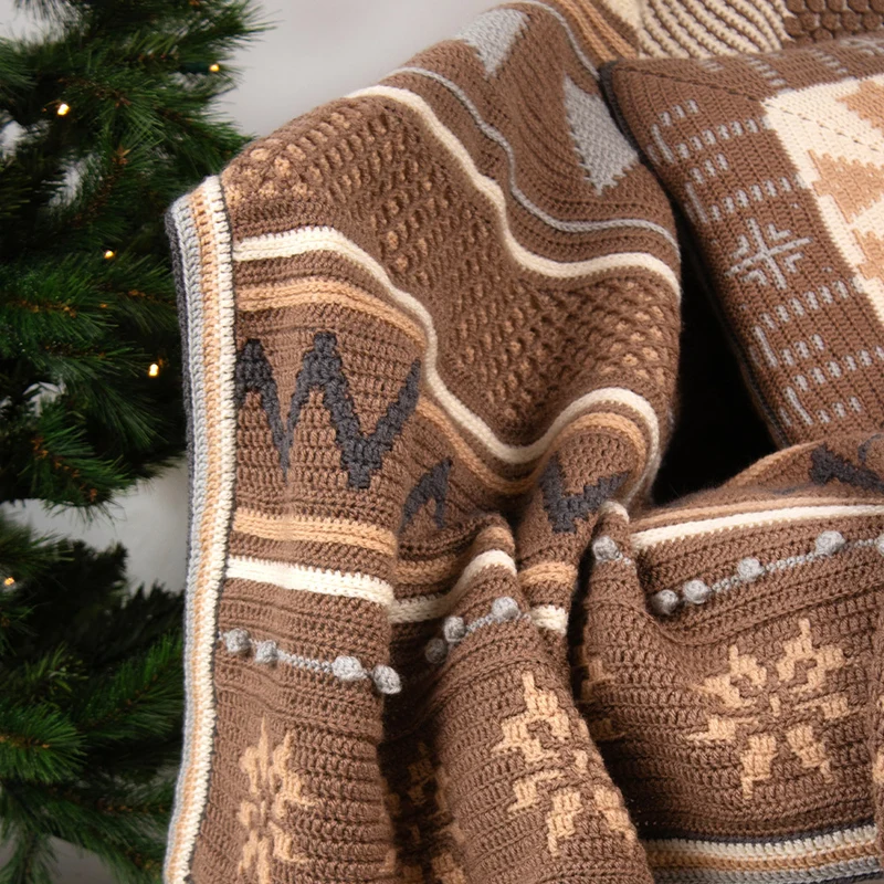Weihnachts-Traumdecke – Häkelpaket