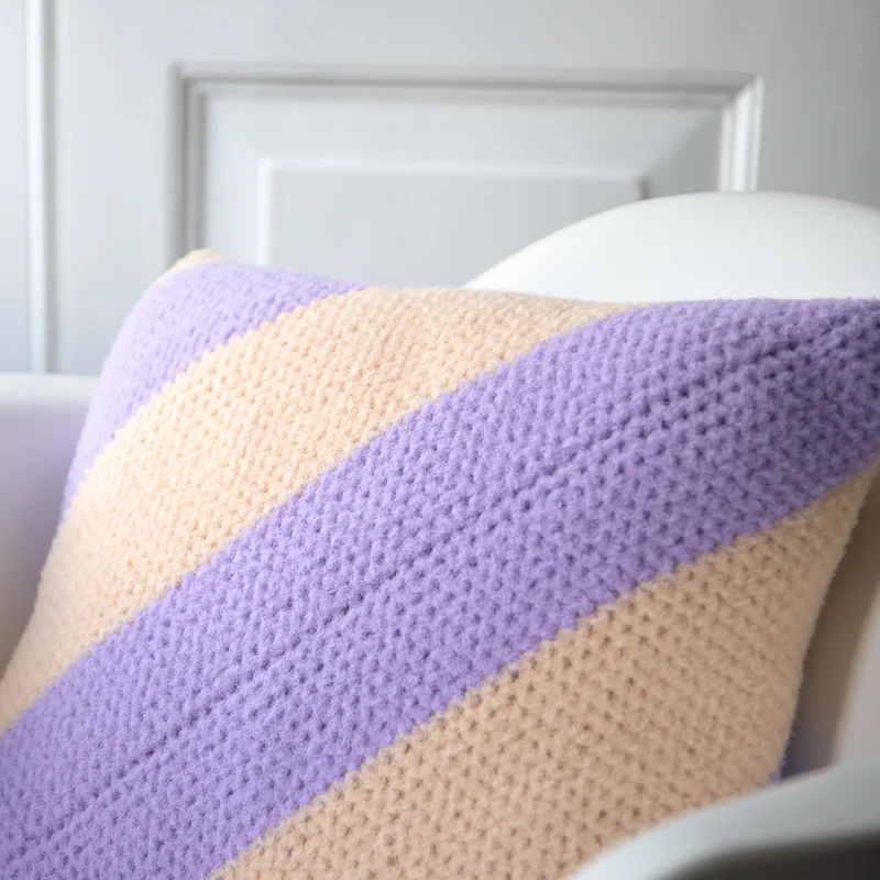 Felt-it Streifenkissen – Häkelpaket