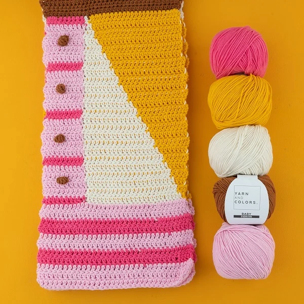Yarn and Colors Graphic Scarf Häkelpaket