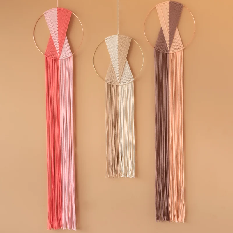 Yarn and Colors „Weave it“ Wandbehang-Makramee-Paket