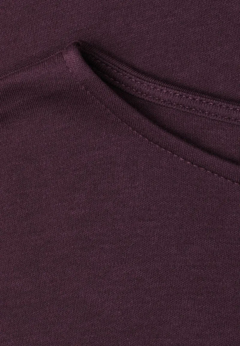 Basic Shirt mit Boat Neck und Elastikbund