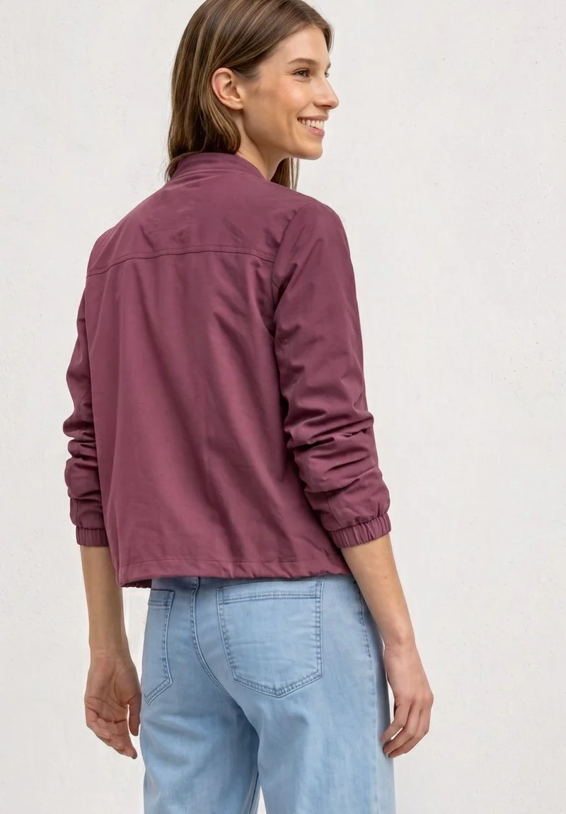 Langarm Blouson mit Zipper