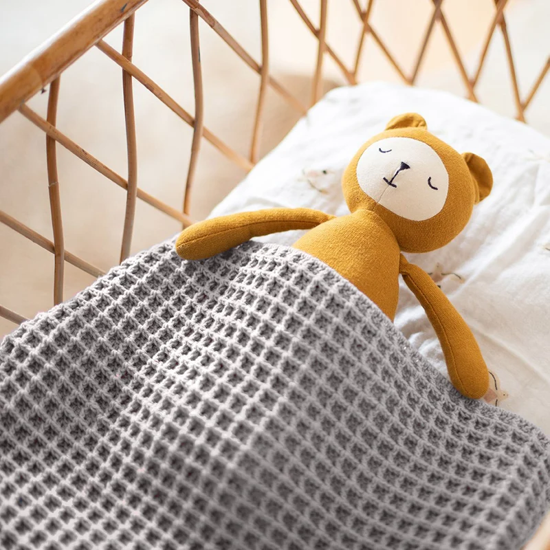 Häkelpaket „Mixed Up Wafel“ – Babydecke