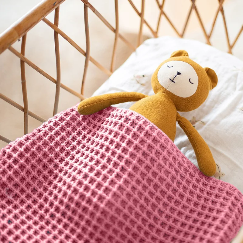 Häkelpaket „Mixed Up Wafel“ – Babydecke