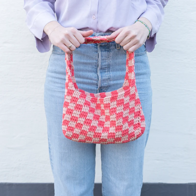 Yarn and Colors Checkered Bag Häkelpaket