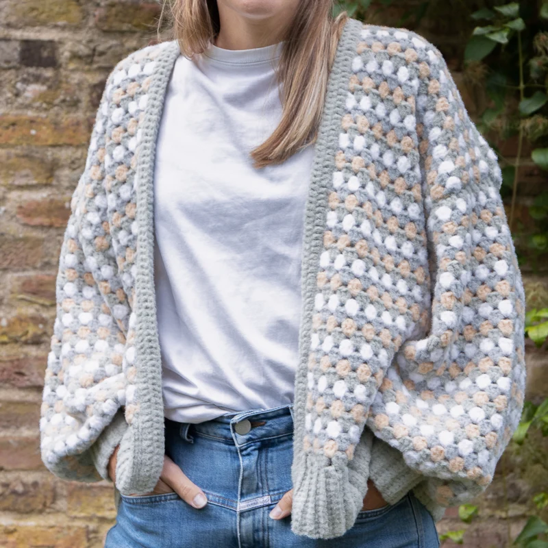 Felt-it Granny Stripe Jacke – Häkelpaket