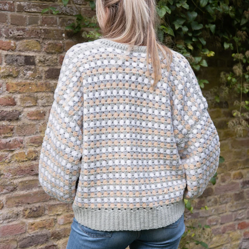 Felt-it Granny Stripe Jacke – Häkelpaket