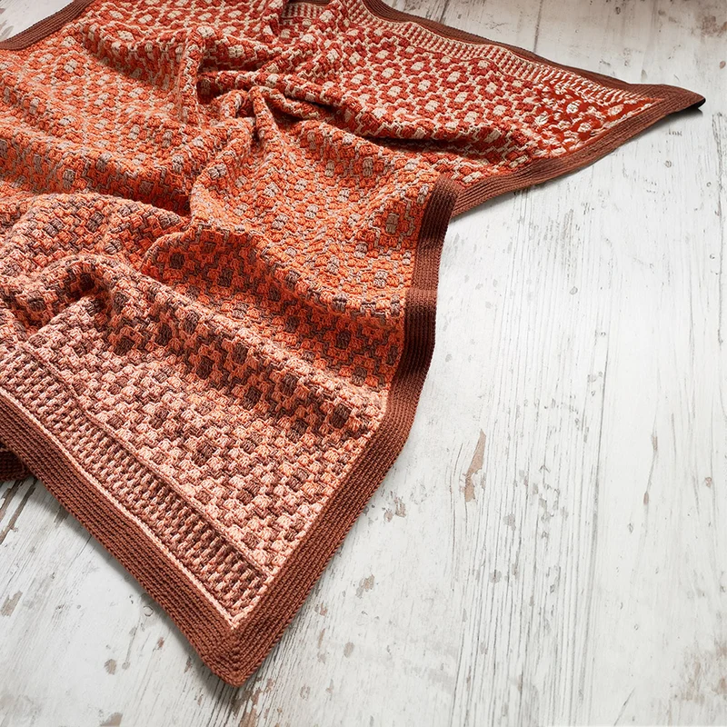 One Skein of Love – Legzira Delight Decke: Häkelpaket