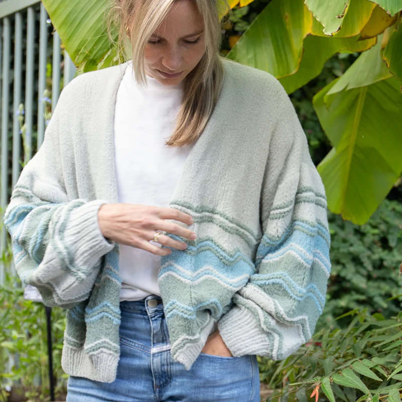 Felt-it Chevron-Jacke – Strickpaket