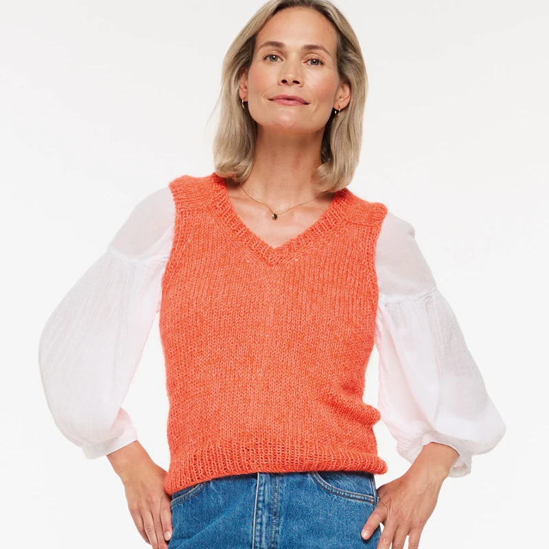 Lana Grossa Viola Slipover-Strickpaket