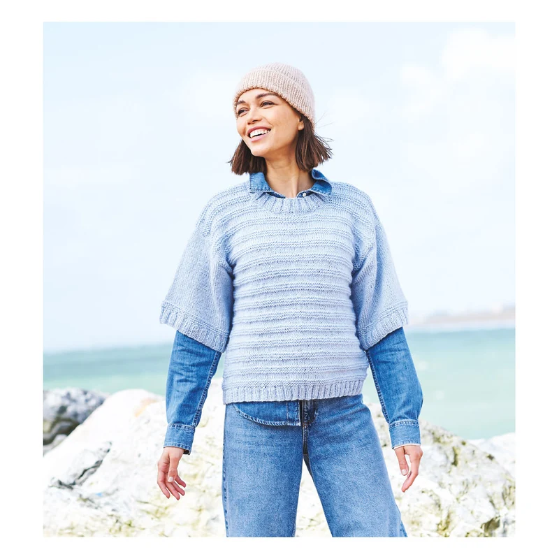 Stylecraft-Strickanleitung „Grace“ und „Impressions Sweaters“