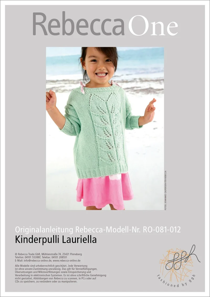 Anleitung - Kinderpulli Lauriella