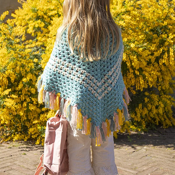 BudgetYarn Kinderponcho-Häkelpaket
