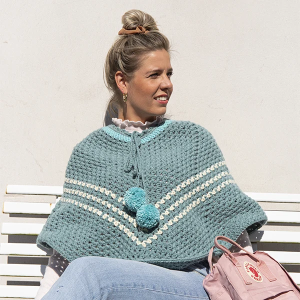BudgetYarn Poncho-Häkelpaket