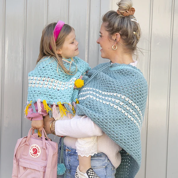 BudgetYarn Poncho-Häkelpaket