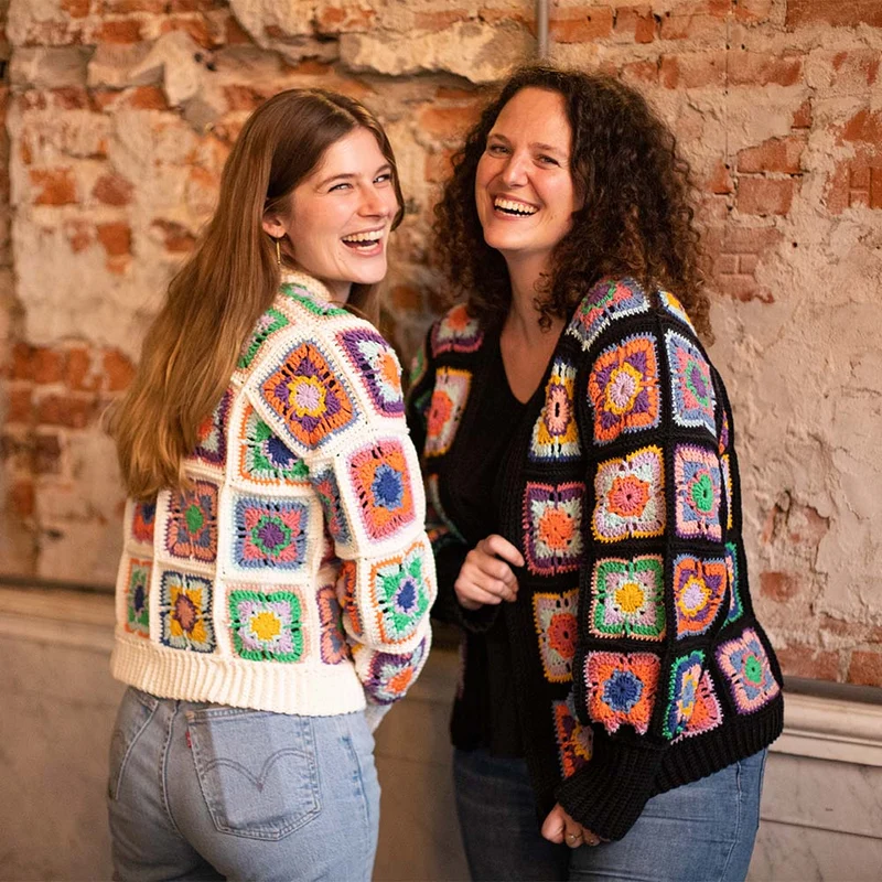Häkelpaket „Granny Square-Jacke à la Chloë“