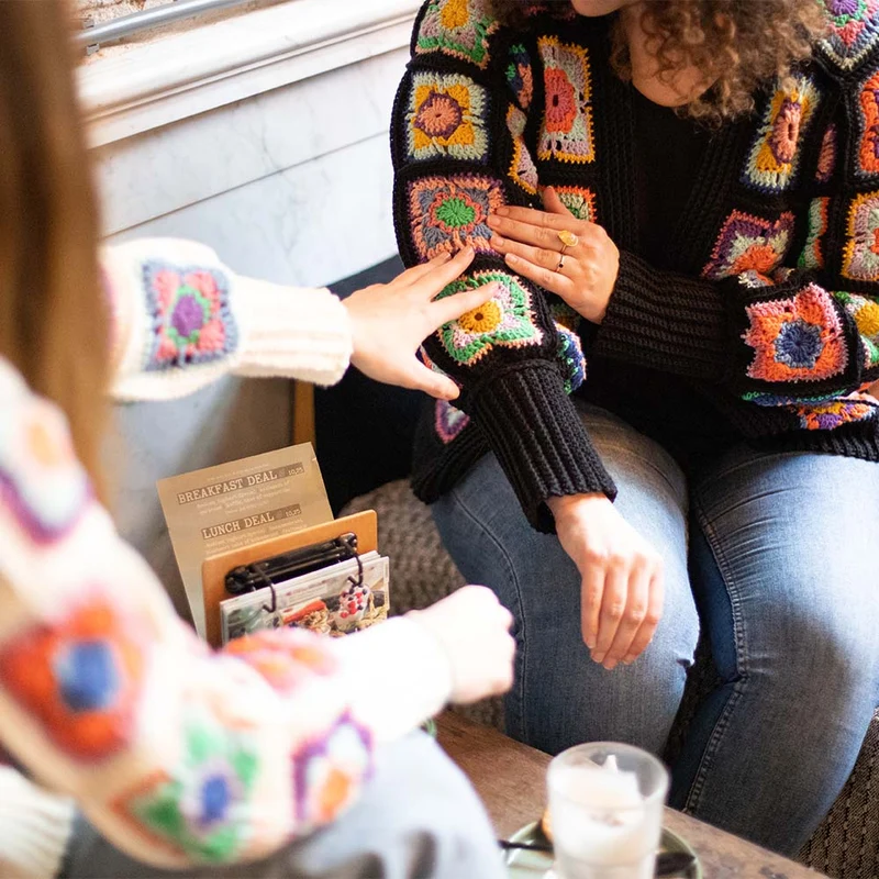 Häkelpaket „Granny Square-Jacke à la Chloë“