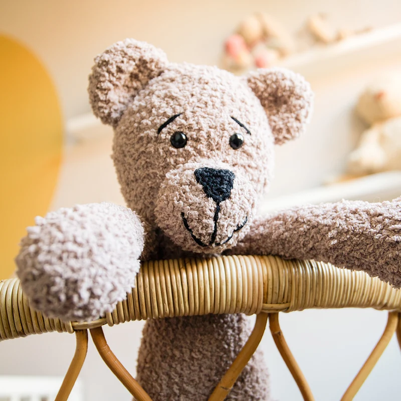 Furry-Kuschelbär – Garn- und Häkelpaket