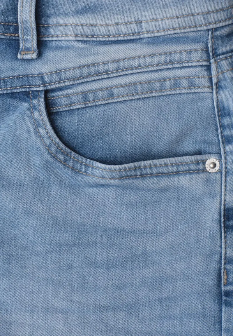 Straight Leg Jeans im Casual Fit mit Turn-Up