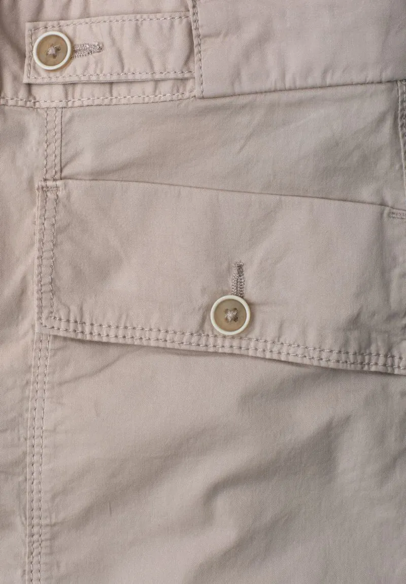 High Waist Barrel Leg Hose im Casual Fit