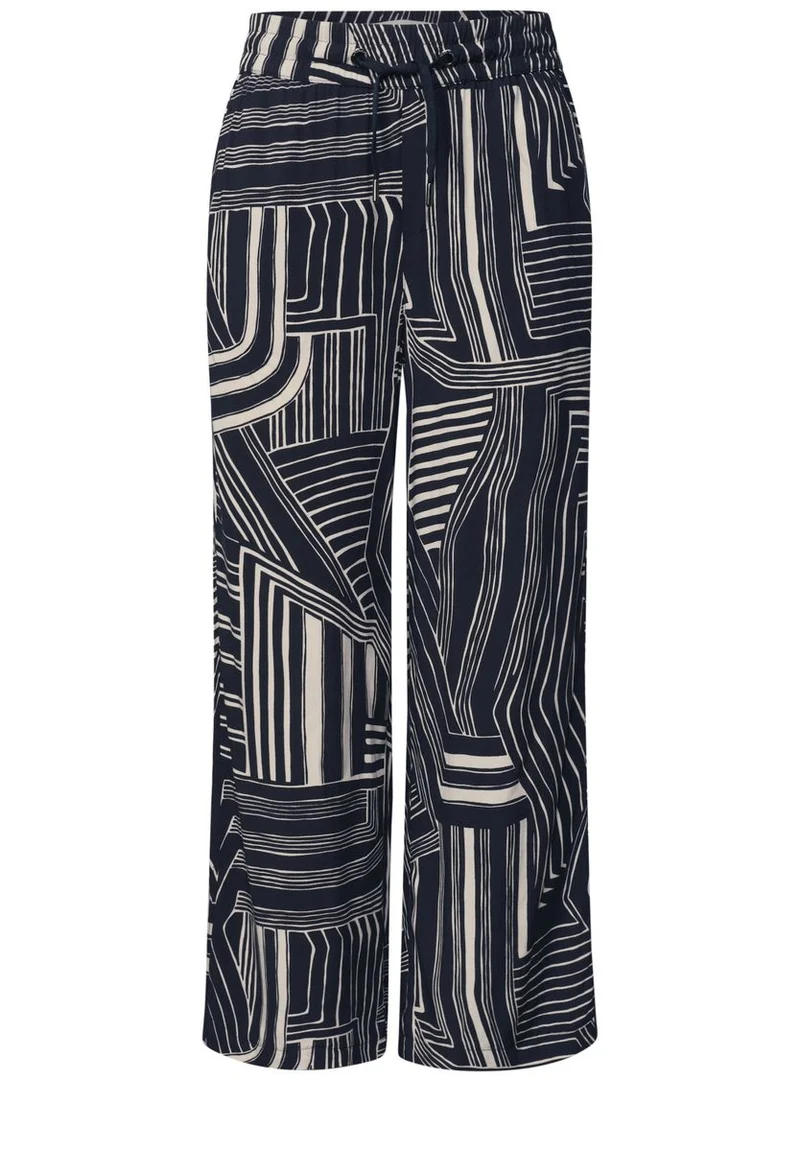 7/8 High Waist Culotte mit Muster
