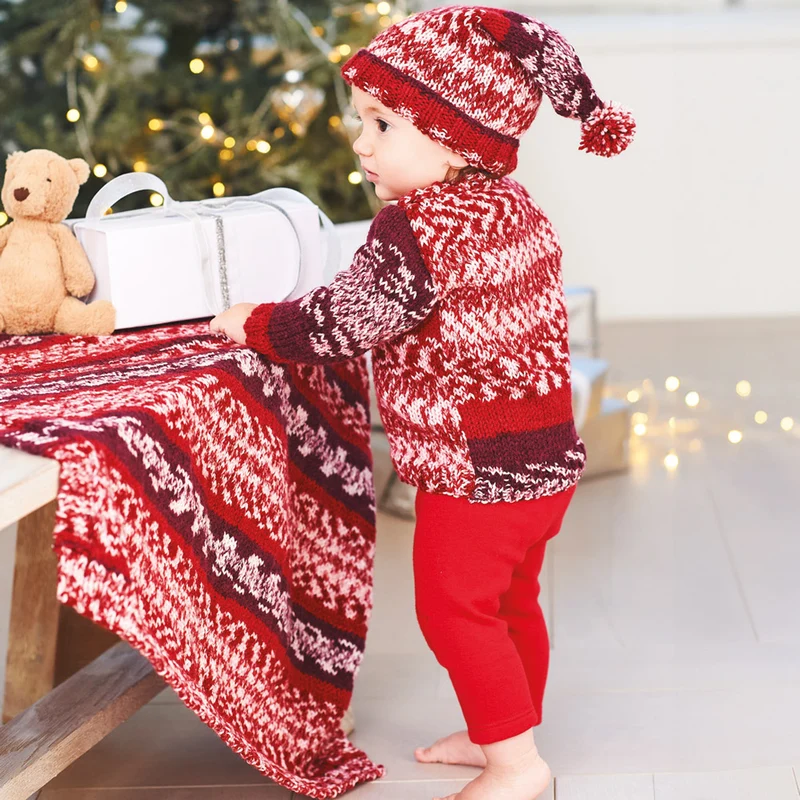 Stylecraft-Strickanleitung: „Easy Fair Isle“ – Pullover, Decke und Mütze