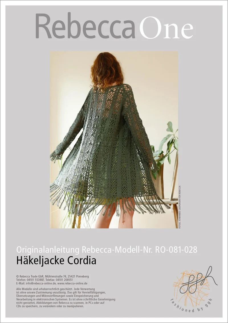 Anleitung - Häkeljacke Cordia