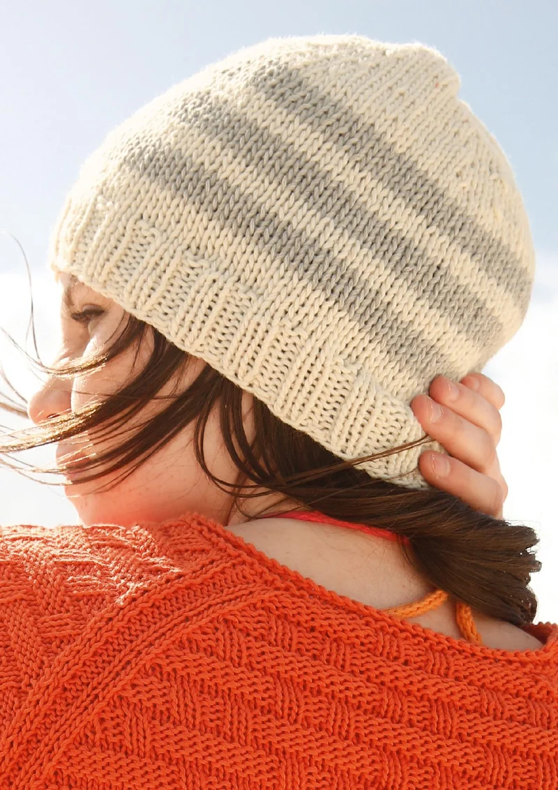 Strickanleitung - Mütze mit Ringeln