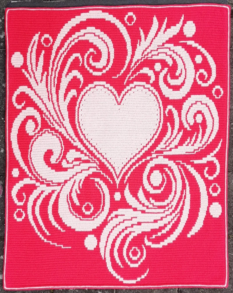 Lovely-Decke „Two Tone“ – Häkelpaket – CrazyCrochetCatlady