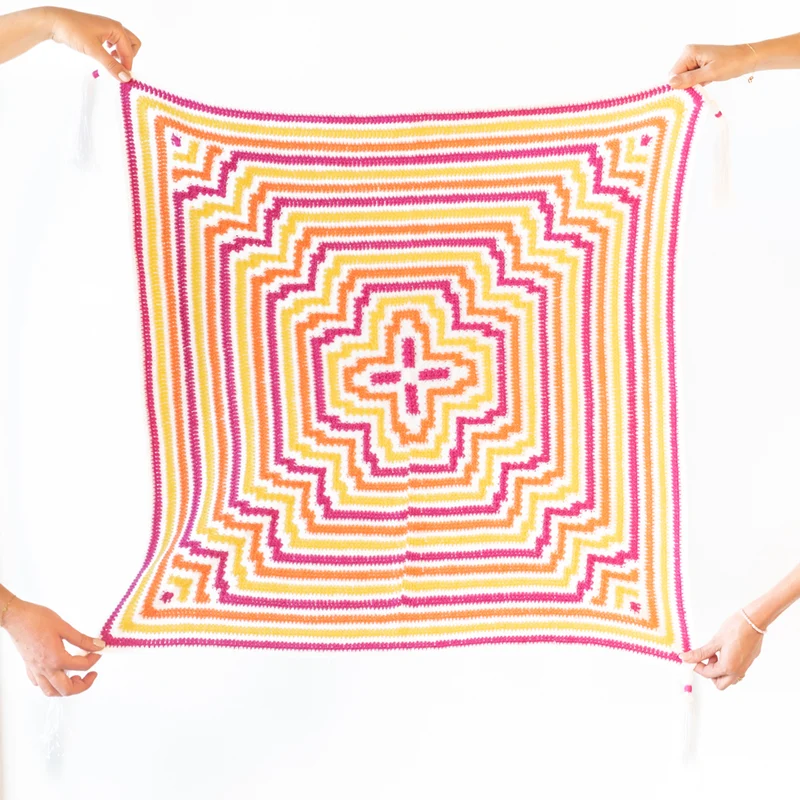 Yarn and Colors „Amazing Flower Blanket“ Häkelpaket