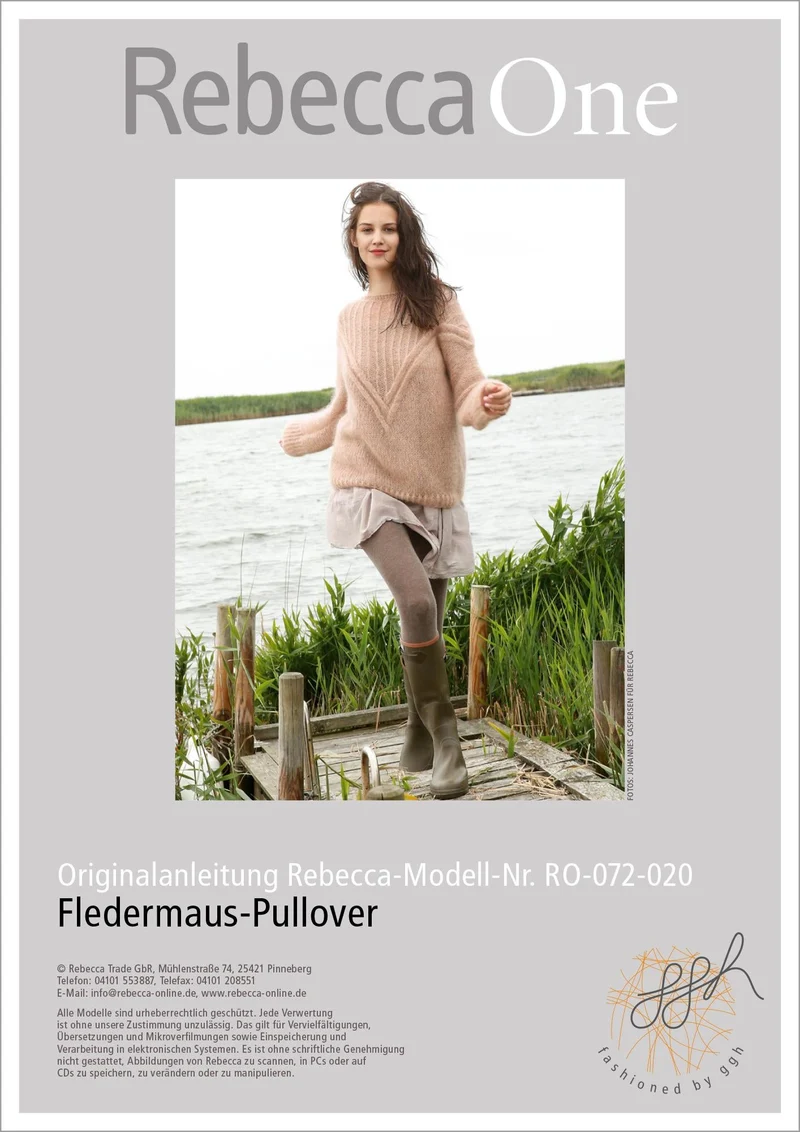 Strickanleitung - Fledermaus-Pullover