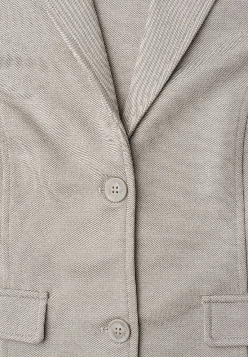 Basic Piqué Blazer